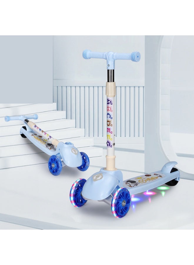 Smart Kick Scooter For Kids  3 Adjustable Height Scooter Foldable And Attractive PVC Wheels - Image 1